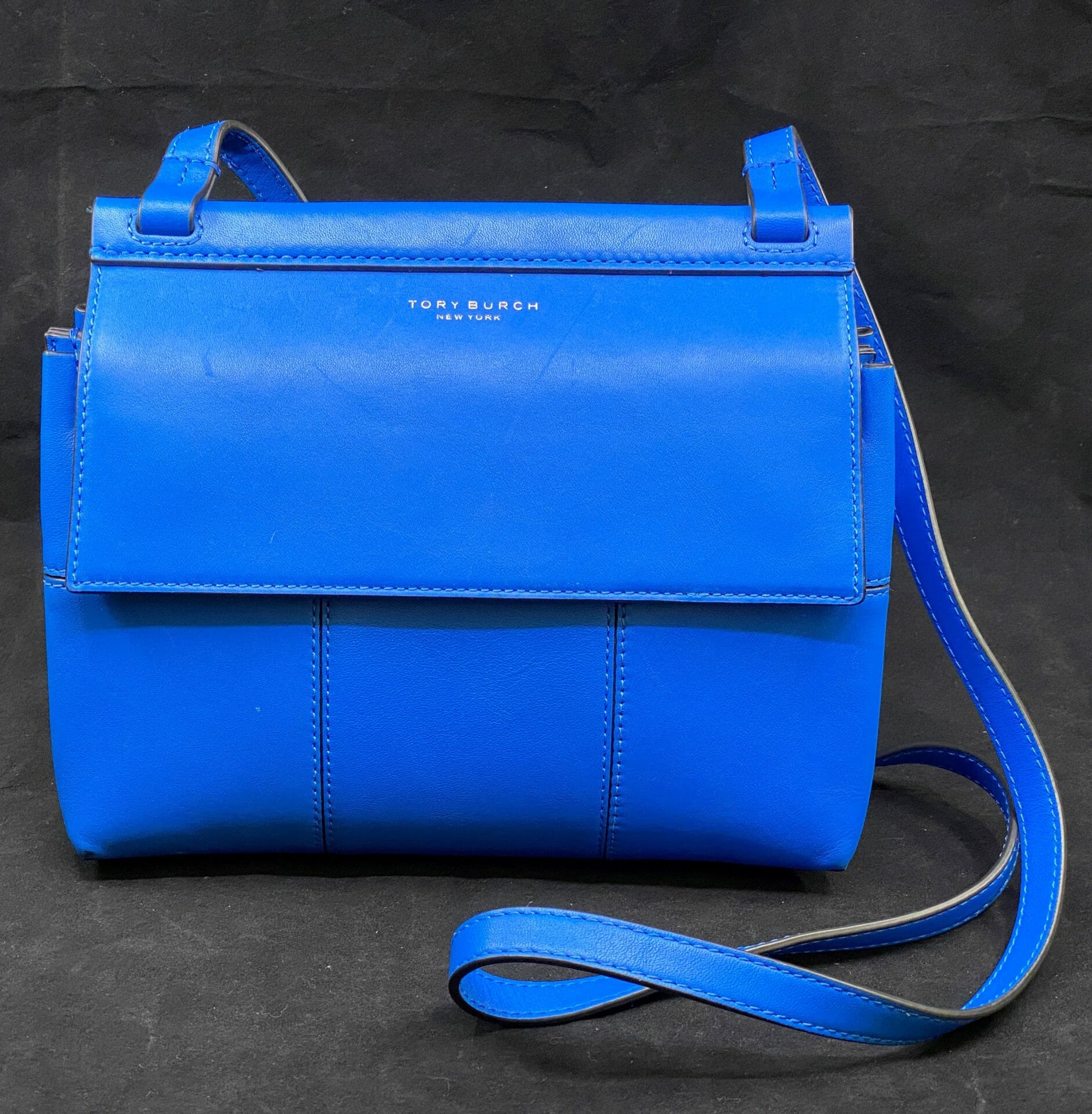 Tory Burch Block T Crossbody Handbag in Galleria Blue - L. Oppleman